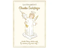 Greeting paper card A5 Baptism Angel, 1 pc